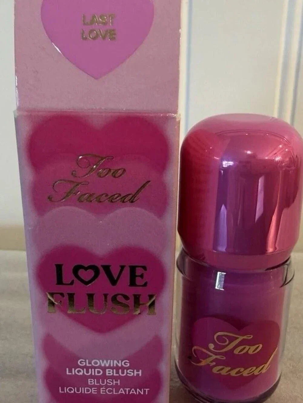 Too Faced Love Flush Glowing Liquid Blush Last Love 6mL 0.20oz New In Box